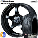 ヴェゼル レガシィ 225/60R18 103H ダンロップ ALL SEASON MAXX AS1 Weds ウェッズスポーツ RN05M グロスブラック 18インチ 8.5J 5H114.3 オールシーズンタイヤホイールセット