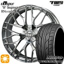 【取付対象】ベンツ Cクラス F) 225/35R20 90W XL R) 245/30R20 90Y XL ニットー NT555 G2 TWS EXspur RN1+udm 3Dバフ 20インチ 8.5J 9.5J 5H112 サマータイヤホイールセット