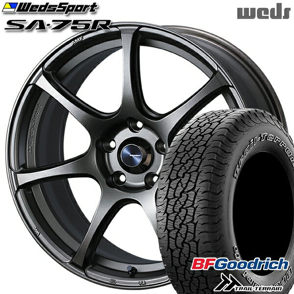 【取付対象】225/65R17 102T ORWL BFグッドリッチ トレールテレーン Weds ウェッズスポーツ SA75R EJ-ブロンズ 17インチ 7.0J 5H114.3 サマータイヤホイールセット