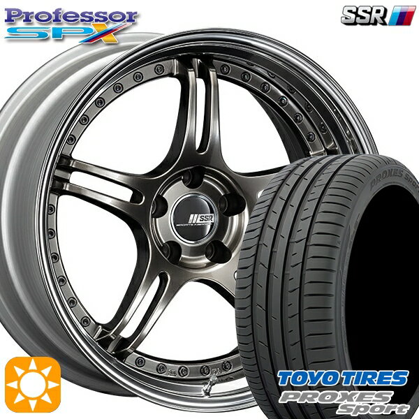 215/40R18 89Y トーヨー プロクセススポーツ SSR プロフェッサー SPX ハイメタブロンズ 18インチ 7.0J 5H114.3 新品 サマータイヤホイール 4本セット 送料無料