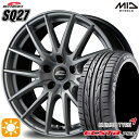 【取付対象】アイシス ノア/ヴォクシー 215/45R17 91W XL クムホ エクスタ PS31 MID シュナイダー SQ27 メタリックシルバー 17インチ 7.0J 5H114.3 サマータイヤホイールセット