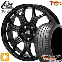 【取付対象】215/40R18 89Y XL ハンコック veNtus S1 evo3 K127 トレジャーワン クリフクライム TC10M ブラックアンダーカットポリッシュ 18インチ 7.0J 5H114.3 サマータイヤホイールセット