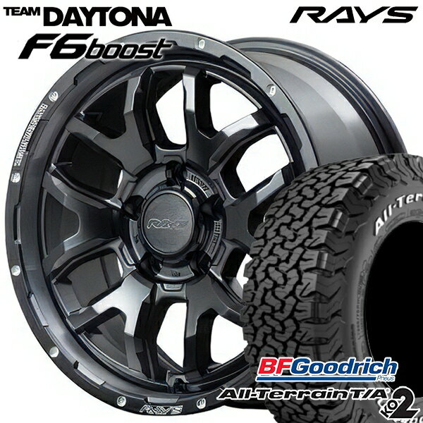 【18日限定!ダイヤモンド会員限定P13倍!】 LT235/70R16 104/101S RWL BFグッドリッチ オールテレーン T/A KO2 RAYS レイズ チームデイトナ F6 Boost N1 16インチ 7.0J 5H114.3 サマータイヤホイールセット