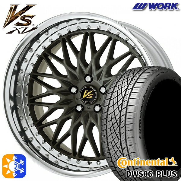 215/40R18 89Y XL コンチネンタル DWS06+ WORK ワーク VS XV マットダークガンメタ 18インチ 7.0J 5H114.3 オールシーズンタイヤホイールセット
