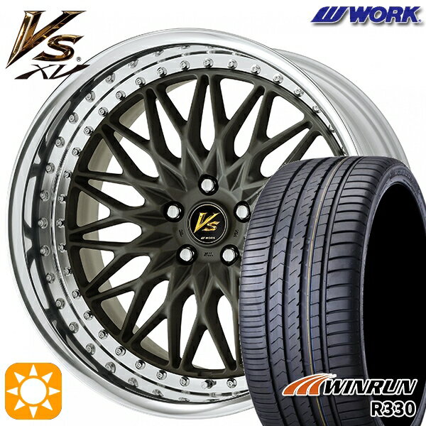 5/20ポイント5倍★215/40R18 89W XL ウィンラン R330 WORK ワーク VS XV マットダークガンメタ 18インチ 7.0J 5H114.3 サマータイヤホイールセット