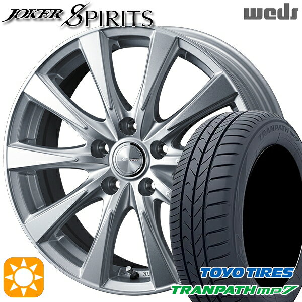 【取付対象】205/65R16 95H トーヨー トランパス mp7 Weds ジョーカー スピリッツ シルバー 16インチ 6.5J 5H114.3 サマータイヤホイールセット