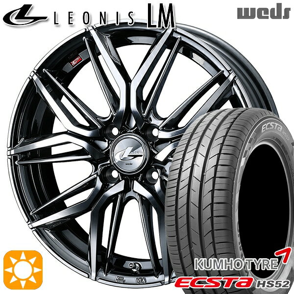 ڼоݡ185/55R16 83V   HS52 Weds 쥪˥ LM BMCMC (֥å᥿륳/ߥ顼å) 16 6.0J 4H100 ޡۥ륻å