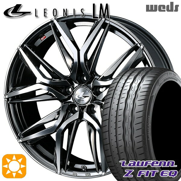 【取付対象】プリウスα クラウン 235/35R19 91Y XL ラウフェン Z FIT EQ LK03 Weds レオニス LM BMCMC (ブラックメタルコート/ミラーカット) 19インチ 7.5J 5H114.3 サマータイヤホイールセット