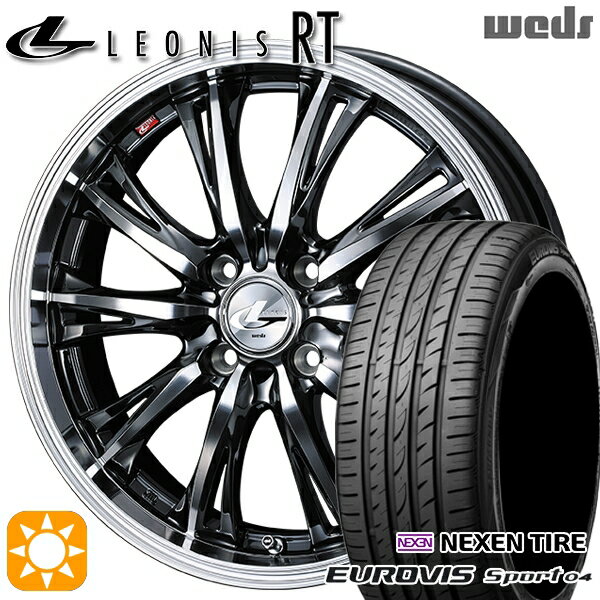 【取付対象】165/60R14 75H ロードストーン ユーロビズ Sport 04 Weds レオニス RT BMCMC 14インチ 4.5J 4H100 サマータイヤホイールセット