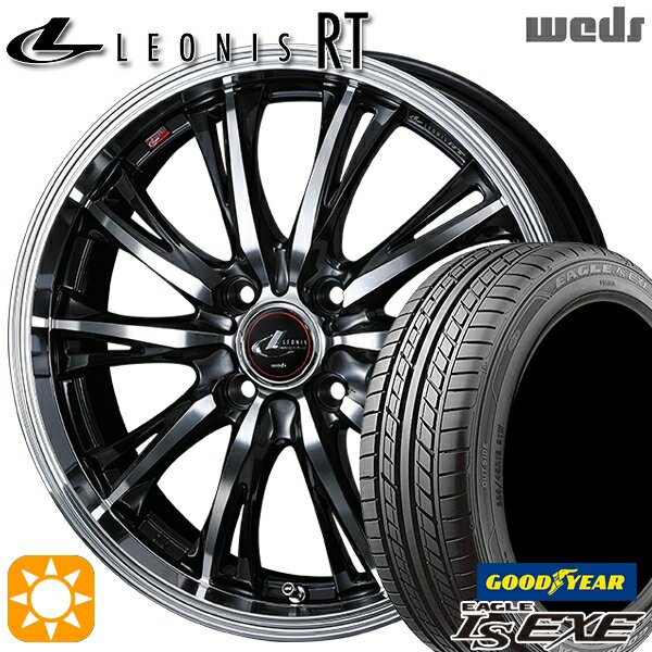 【18日限定!ダイヤモンド会員限定P13倍!】 195/45R16 84W XL グッドイヤー イーグル LSEXE Weds レオニス RT PBMC 16インチ 6.0J 4H100 サマータイヤホイールセット