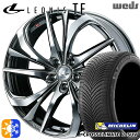225/65R17 106V XL ミシュラン クロスクライメート2 SUV Weds レオニス TE BMCMC (ブラックメタルコート/ミラーカット) 17...