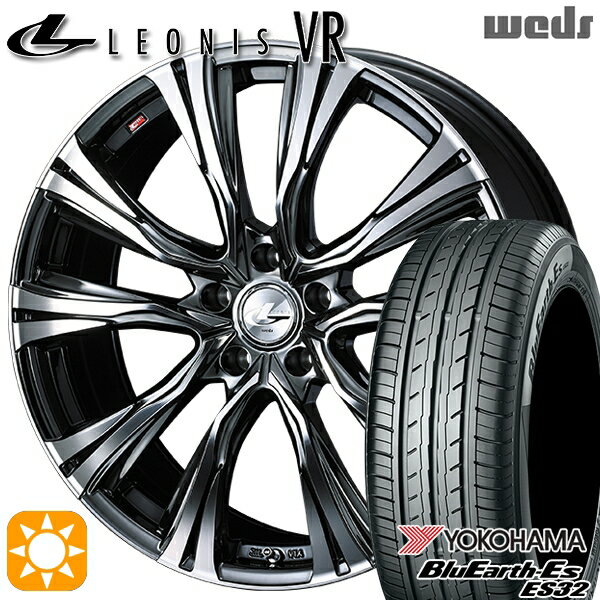 【取付対象】215/45R17 91V XL ヨコハマ ブルーアース ES32 Weds レオニス VR BMCMC 17インチ 7.0J 5H100 サマータイヤホイールセット