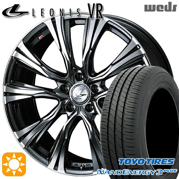 【取付対象】215/45R17 87W トーヨー ナノエナジー3プラス Weds レオニス VR BMCMC 17インチ 7.0J 5H100 サマータイヤホイールセット