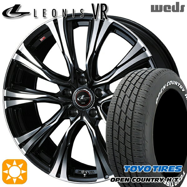 【取付対象】225/60R18 100H トーヨー オープンカントリー H/T2 WL Weds レオニス VR PBMC 18インチ 7.0J 5H114.3 サマータイヤホイールセット