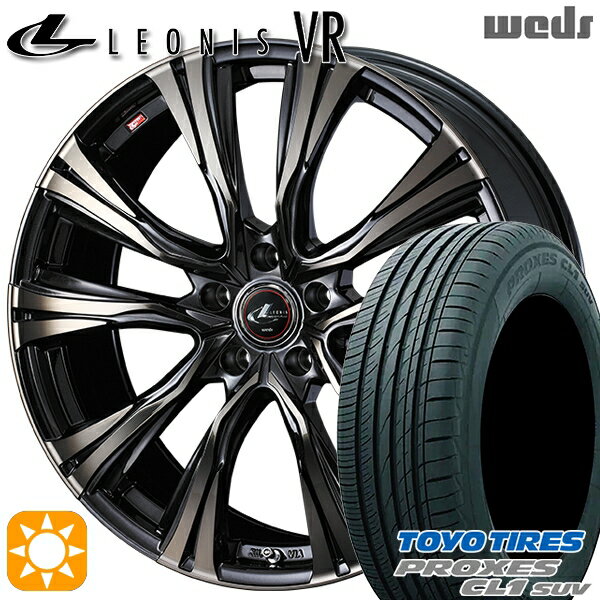 【取付対象】215/60R16 95V トーヨー プロクセス CL1 SUV Weds レオニス VR PBMC/TI 16インチ 6.5J 5H114.3 サマータイヤホイールセット