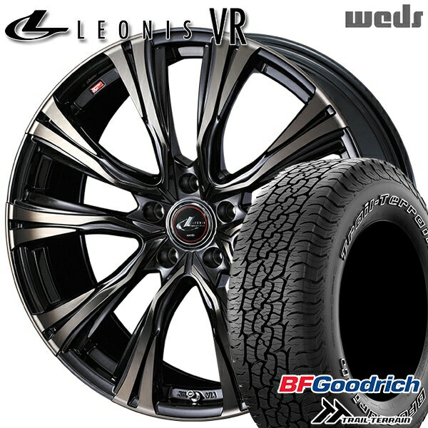【取付対象】225/65R17 102T ORWL BFグッドリッチ トレールテレーン Weds レオニス VR PBMC/TI 17インチ 7.0J 5H114.3 サマータイヤホイールセット