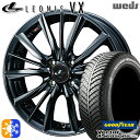 165/60R15 77H グッドイヤー ベクター フォーシーズンズ ウェッズ(weds) レオニス VX 15インチ 4.5J 4H100 BMC1(ブラック...