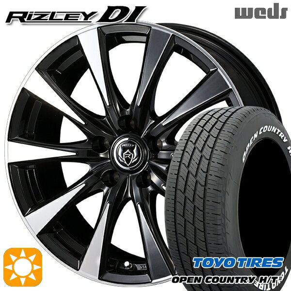 【取付対象】215/70R16 100H トーヨー オープンカントリー H/T2 WL Weds ライツレーDI ブラックポリッシュ 16インチ 6.5J 5H114.3 サマータイヤホイールセット