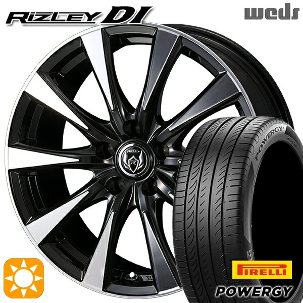 【取付対象】ヤリスクロス 205/65R16 95H ピレリ パワジー Weds ライツレーDI ブラックポリッシュ 16インチ 6.5J 5H114.3 サマータイヤホイールセット
