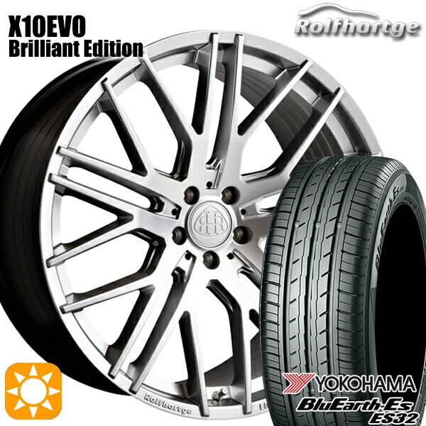 【18日限定!ダイヤモンド会員限定P13倍!】 ベンツ GLA 235/50R18 97W ヨコハマ ブルーアース ES32 ロルフハルトゲ X10EVO ブリリアントエディション 18インチ 8.5J 5H112 サマータイヤホイールセット