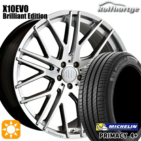 【18日限定!ダイヤモンド会員限定P13倍!】 ベンツ Aクラス/CLA 225/45R18 95W XL ミシュラン プライマシー4プラス ロルフハルトゲ X10EVO ブリリアントエディション 18インチ 8.5J 5H112 サマータイヤホイールセット