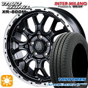 【取付対象】215/45R17 87W トーヨー ナノエナジー3プラス インターミラノ マッドバーン XR-800M MBK/RP 17インチ 7.0J 5H114.3 サマータイヤホイールセット