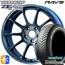 215/50R17 95H XL グッドイヤー ベクター フォーシーズンズ RAYS ボルクレーシング ZE40 TIME ATTACKIII LM 17インチ 7.5J 5H114.3 オールシーズンタイヤホイールセット