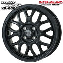 14インチ 4.5J 4H100 +45 インターミラノ マッドバーン XR-800M マットブラック(限定カラー) アルミホイール単品 4本(1台分)送料無料