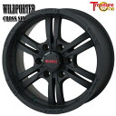 16インチ 6.5J 6H139.7 +48 トレジャーワン ワイルドポーター クロスシックス マットブラック アルミホイール単品 4本(1台分)送料無料(2)