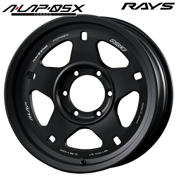 17インチ 9.0J 6H139.7 ±0 RAYS レイズ A・LAP-05X BT（ブラストブラック2） アルミホイール単品 4本（1台分）送料無料