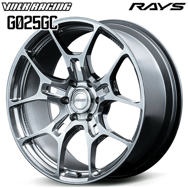 Rakuten - 22インチ 9.5J 6H139.7 +50 RAYS ボルクレーシング G025GC SI（シャイニングライトメタル） アルミホイール単品 1本 4本以上送料無料