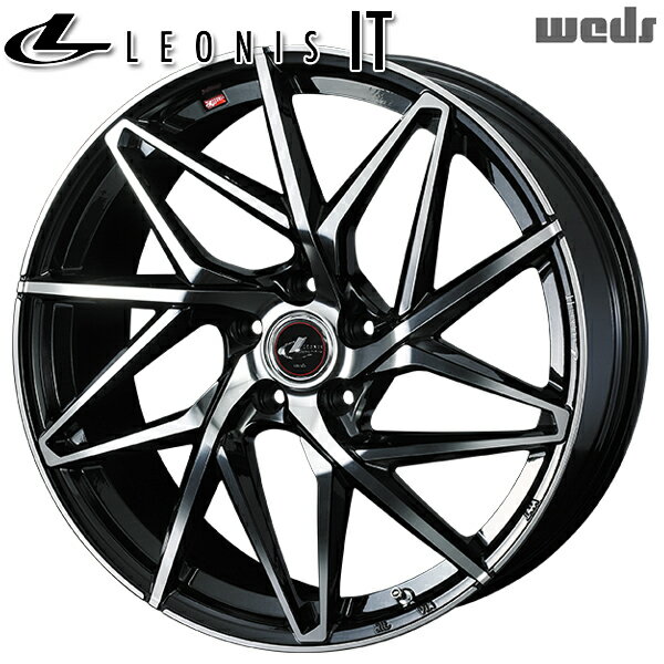 20インチ 8.5J 5H114.3 +52 Weds レオニス IT PBMC （パールブラック ミラーカット） アルミホイール単品 1本 4本以上送料無料