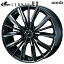 18インチ 8.0J 5H114.3 +42 Weds レオニス VX BMC1 (ブラックメタルコート ワン) アルミホイール単品 4本(1台分) 送料無料