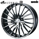 19インチ 7.5J 5H114.3 +47 Weds ウェッズ レオニス FR BMCMC（ブラックメタルコート ミラーカット） アルミホイール単品 4本（1台分） 送料無料