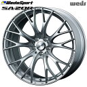 19インチ 8.5J 5H114.3 +38 Weds ウェッズスポーツ SA20R VI-SILVER（ブイアイシルバー） アルミホイール単品 1本 4本以上送料無料