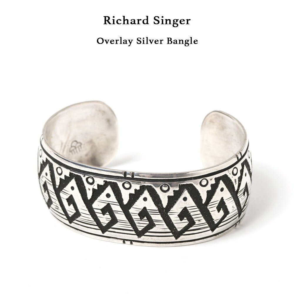 Richard Singer リチャード シンガー オーバーレイバングル ナバホ族 Navajo #NB065