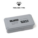 BLUCO ブルコ TOOL BOX -T190- ツールボックス TOYOスチール社 工具箱 工具収納 小物収納 バイク用品 アウトドア キャンプ ケース 収納ケース スチール 日本製