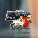 1980's AGB INC ”BORN TO RIDE” ピンズデッドストック