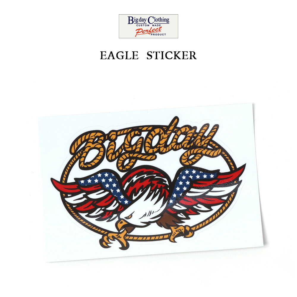 BIGDAY EAGLE STICKER ビッグデイ イーグル ステッカー シール ロゴ