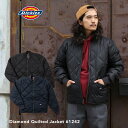 ディッキーズ Dickies ディッキーズ 61242 Diamond Quilted Jacket キルティングジャケット アウター メンズ ブラック ジャケット 作業着 作業服 長袖 防寒 ワークウェア 黒 秋 冬 アメリカ企画 USサイズ