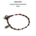 BHADUR onhD[ AeB[Nr[YuXbg t[TCY OLD SILVER~ANTIQUE GLASS BEADS uXbg ANZT[ #ABB087