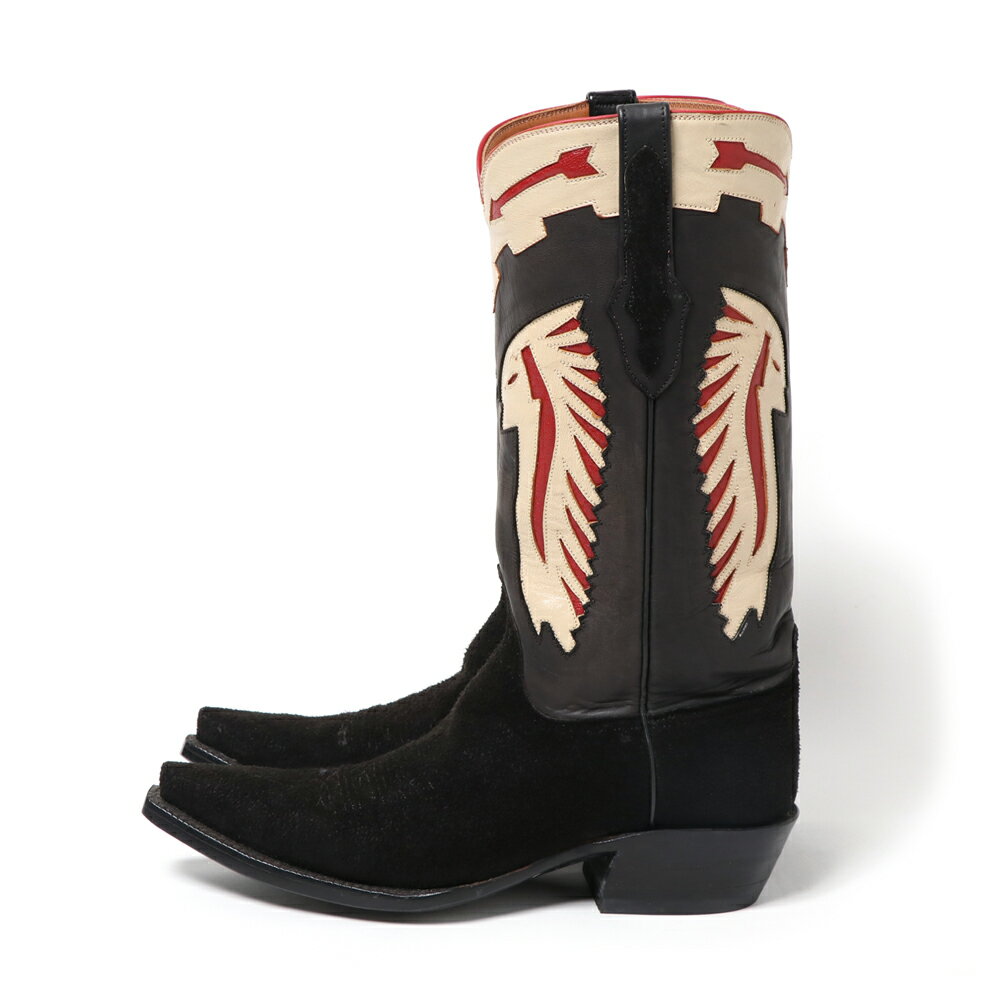 BLACK JACK BOOTS �֥�å�����å� �֡��� Indian Chief Western Boots �ϳ� �ܳ� ����������֡��� �쥶���֡��� ����ꥫ�� ��Ĺ ����ǥ����� 25cm 26cm