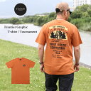 FILSON フィルソン Frontier Graphic Tee Shirts Tournament フロンティア グラフィック 半袖 Tシャツ トーナメント グラフィック プリントシャツ メンズ USサイズ プリントTシャツ アウトドア レジャー ハイキング 春 夏 大きいサイズ Bourbon 93792