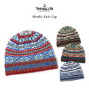 インバーアラン ニット帽 レディース 【クーポン利用で5%OFF】INVERALLAN インバーアラン Nordic Knit Cap ノルディック ニットキャップ 帽子 スコットランド製 ウール100% メンズ レディース ニット アランニット ニット帽