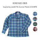 インディビジュアライズドシャツ ビジネスシャツ メンズ 【クーポン利用で5%OFF】INDIVIDUALIZED SHIRTS 長袖 シャツ Inspired by Late60-70s Summer Plaids L/S SHIRTS キャンプカラー長袖シャツ オープンカラー メンズ インディビジュアライズド チェックシャツ アメリカ製 ボタンダウウヌ 大きいサイズ