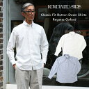 INDIVIDUALIZED SHIRTS ボタンダウンシャツ Classic Fit Regatta Oxford インディビジュアライズドシャツ メンズ シャツ オックスフォード クラシックフィット ホワイト 白 ブルー USA製 大きいサイズ 長袖