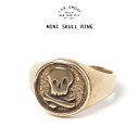 yN[|p5%OFFzLHN Jewelry GGb`Gk WG[ MINI SKULL RING ~jXJO sL[O9`13 US5`7 Handmade In Brooklyn BRASS uX ^J O