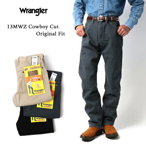 夲̵ Wrangler 13MWZ ܡ USA US  ɡ֥å 㥳륰쥤 졼 󥰥顼 ǥ˥ ѥ  ꥸʥեå Cowboy Cut Original Fit 쥮顼ȥ졼 USåȥ  