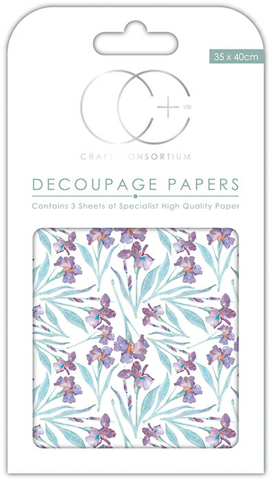 アシーナ DECOペーパー 3枚入150 バイオレットダフ