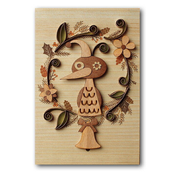 木はり絵アートキット｢ウェルカムバード｣